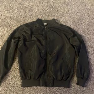 Black Windbreaker Jacket